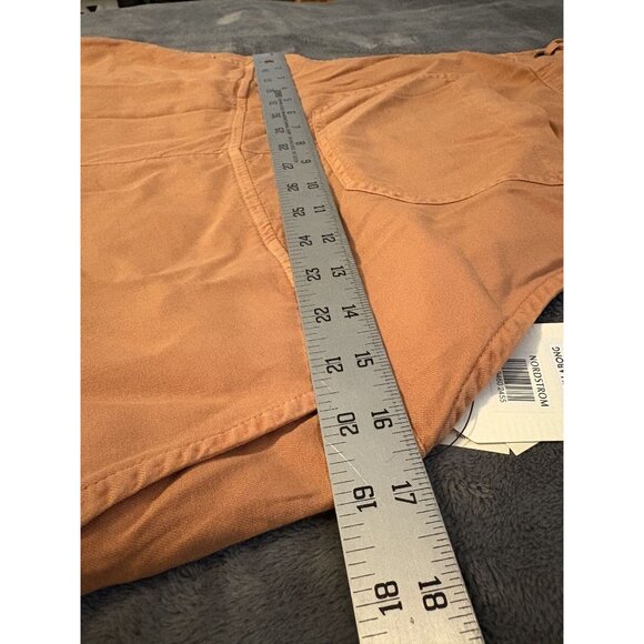 NWT Billabong Women's Wild Pursuit Romper Overalls M Orange Lightweight Shorts - Picture 12 of 12